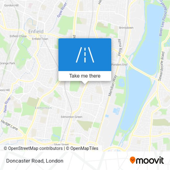 Doncaster Road map