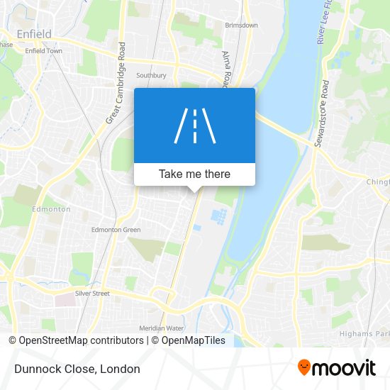 Dunnock Close map