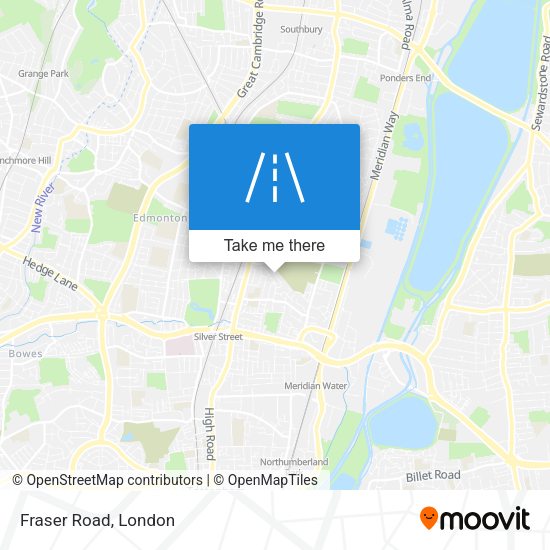 Fraser Road map