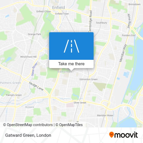 Gatward Green map