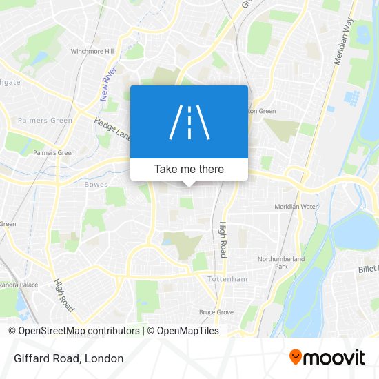 Giffard Road map