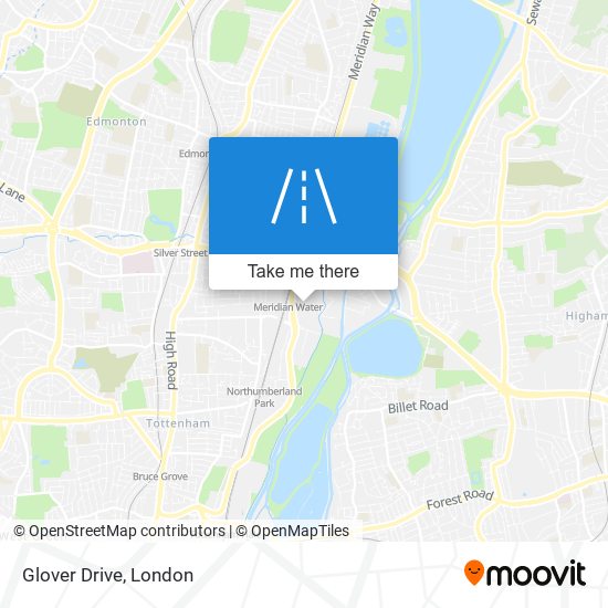 Glover Drive map