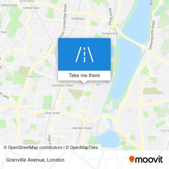 Granville Avenue map