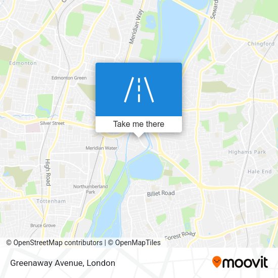 Greenaway Avenue map