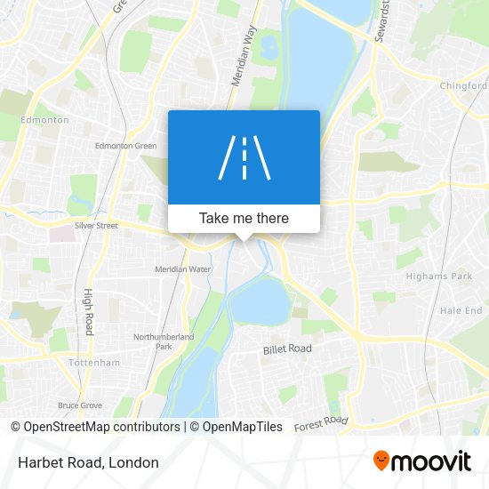 Harbet Road map