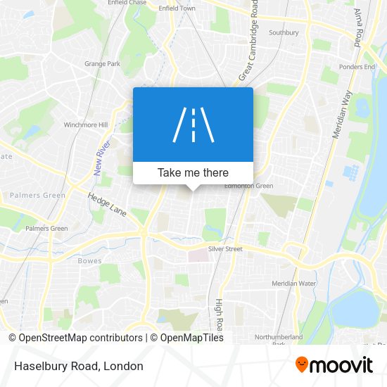Haselbury Road map