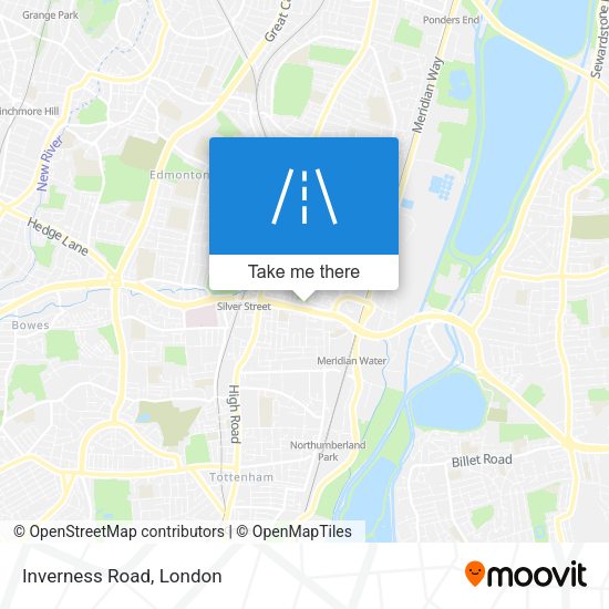 Inverness Road map