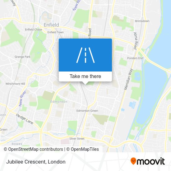 Jubilee Crescent map