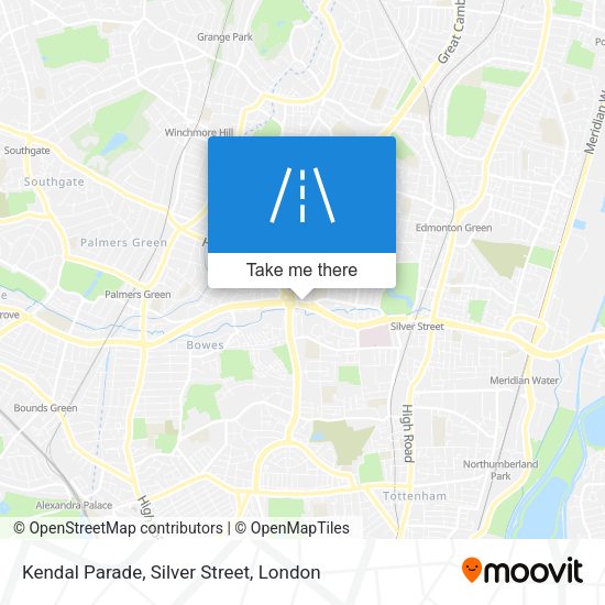 Kendal Parade, Silver Street map