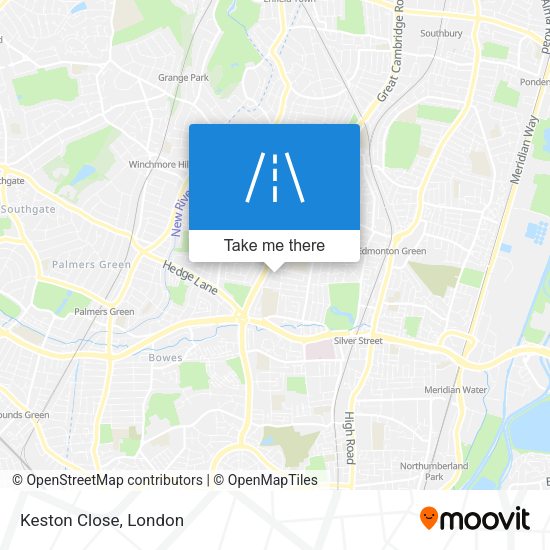Keston Close map