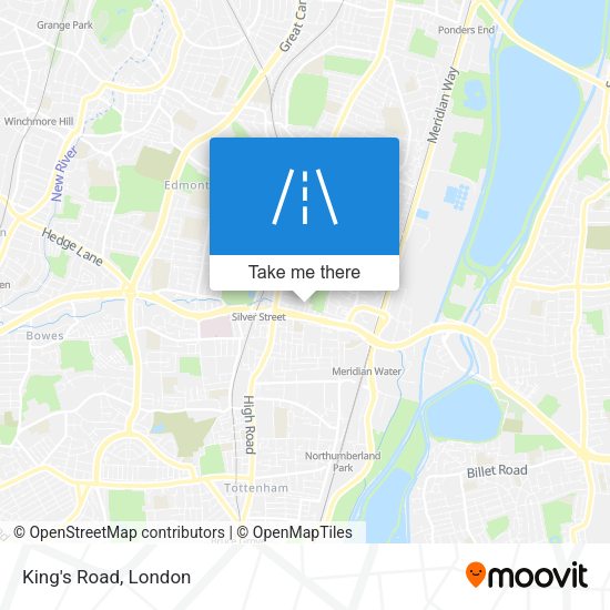 King's Road map