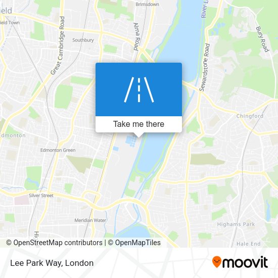 Lee Park Way map