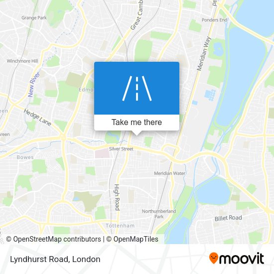 Lyndhurst Road map