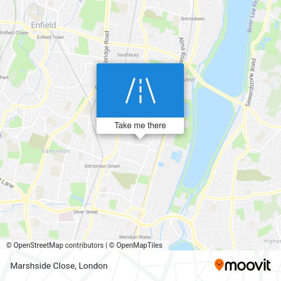 Marshside Close map
