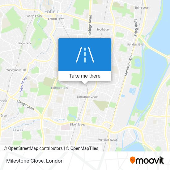 Milestone Close map