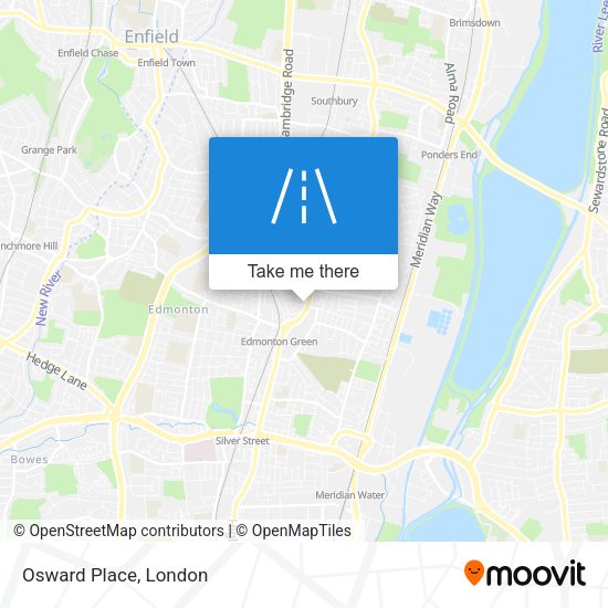 Osward Place map