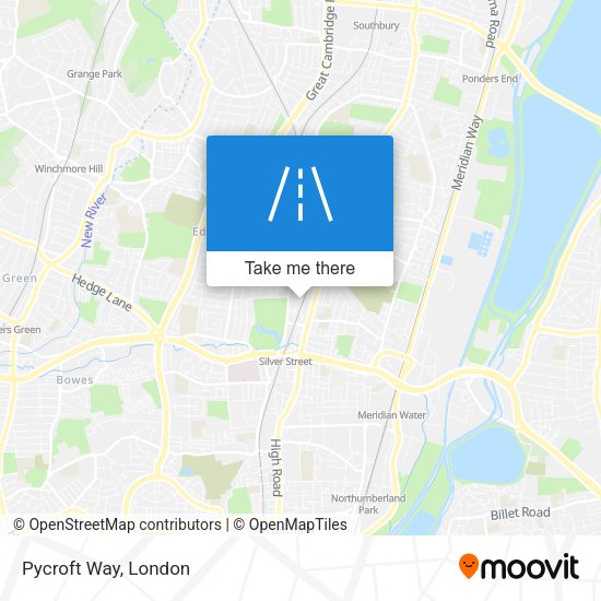 Pycroft Way map