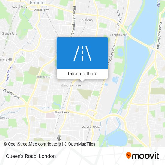 Queen's Road map