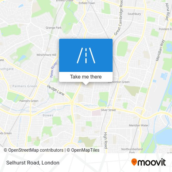 Selhurst Road map