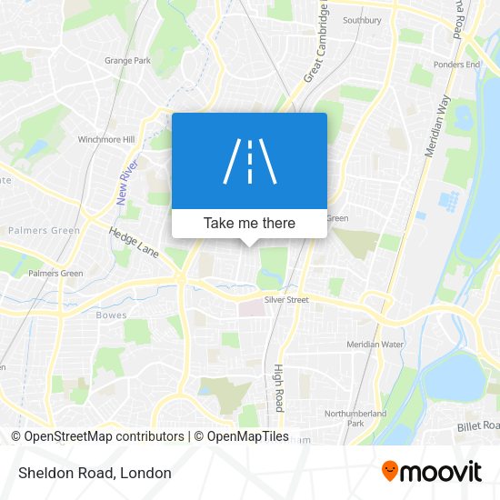 Sheldon Road map