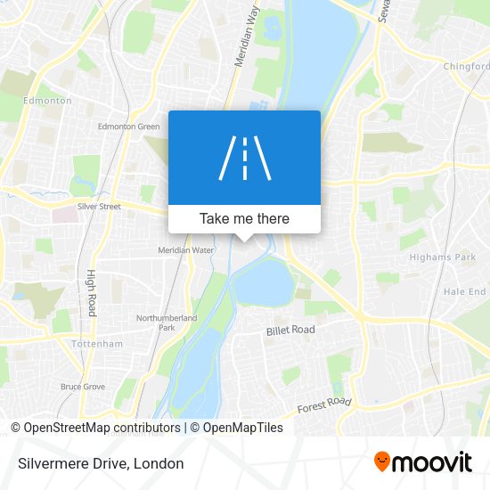 Silvermere Drive map