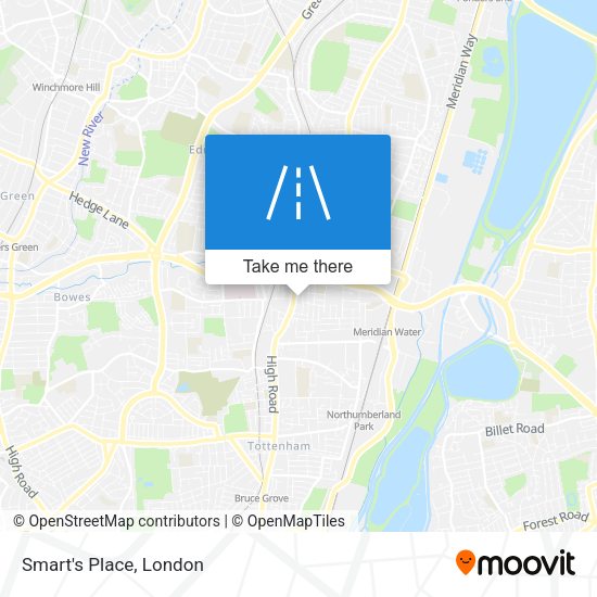 Smart's Place map