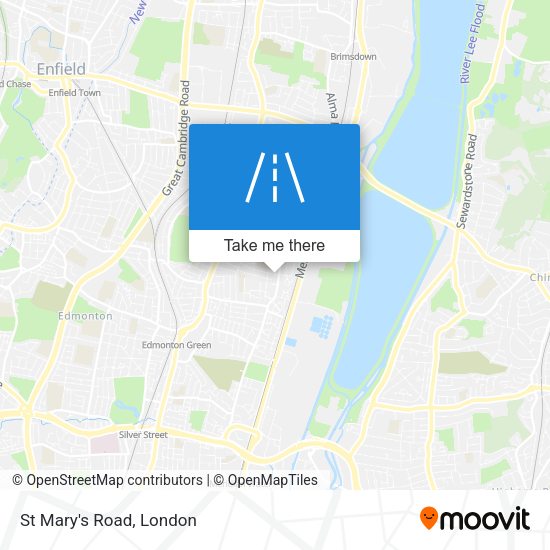 St Mary's Road map