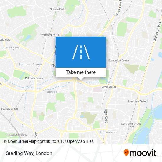 Sterling Way map