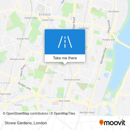 Stowe Gardens map