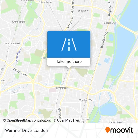Warriner Drive map
