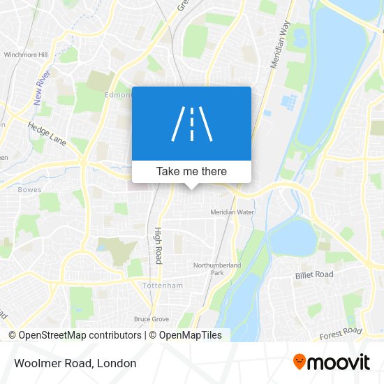 Woolmer Road map