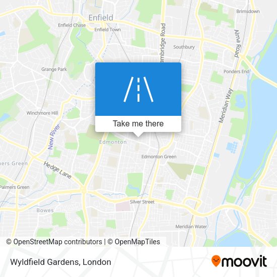 Wyldfield Gardens map