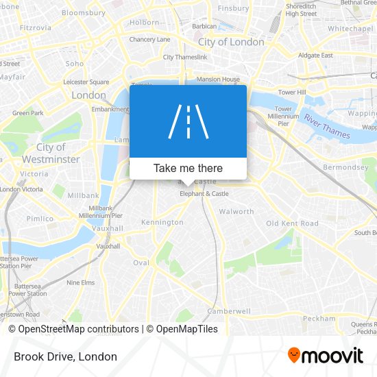 Brook Drive map