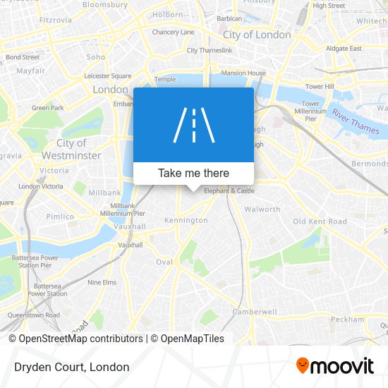 Dryden Court map