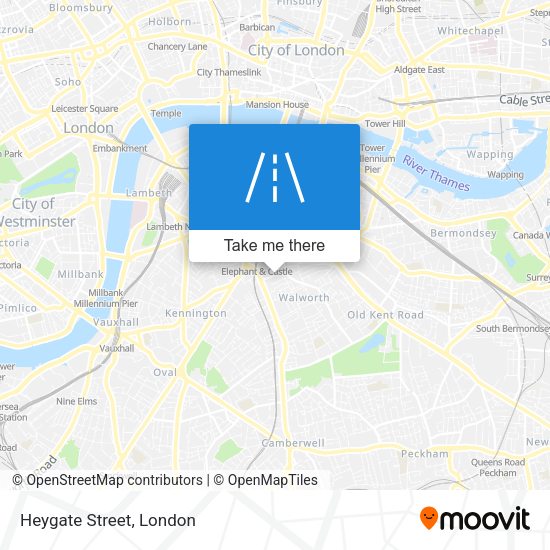 Heygate Street map