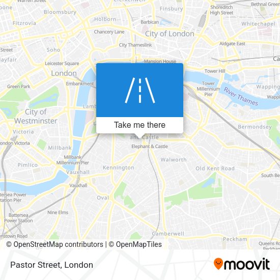Pastor Street map