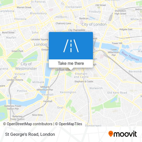 St George's Road map