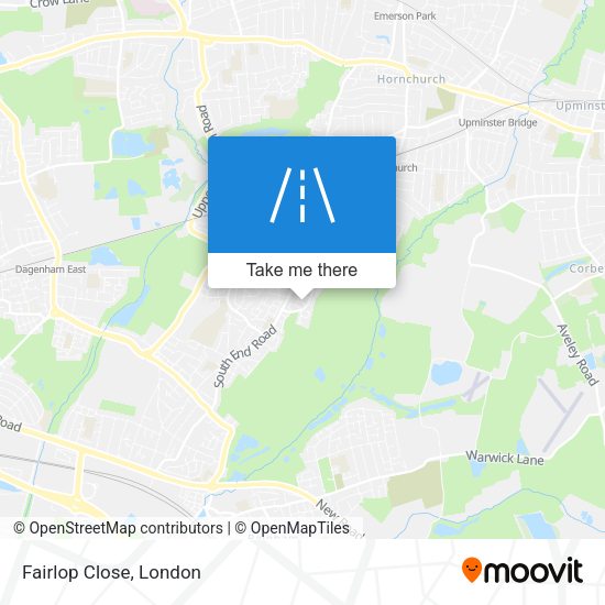 Fairlop Close map