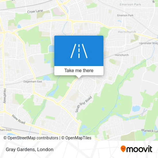 Gray Gardens map