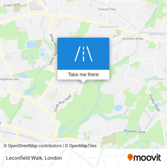 Leconfield Walk map