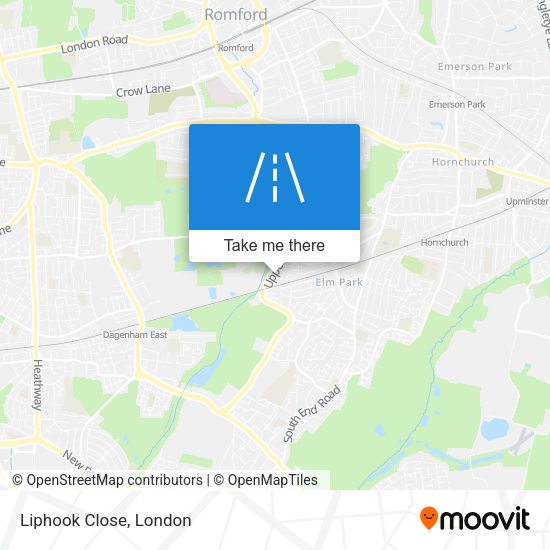 Liphook Close map