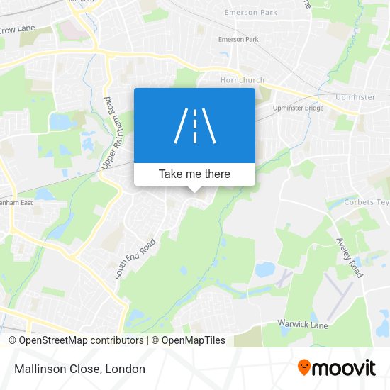Mallinson Close map