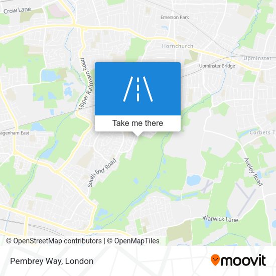 Pembrey Way map