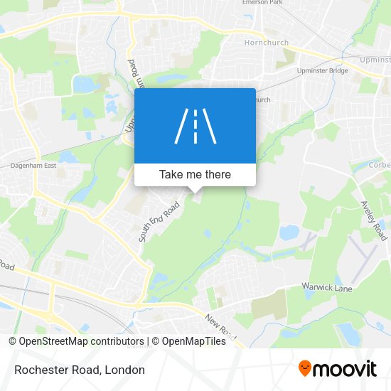 Rochester Road map
