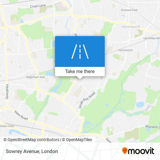 Sowrey Avenue map