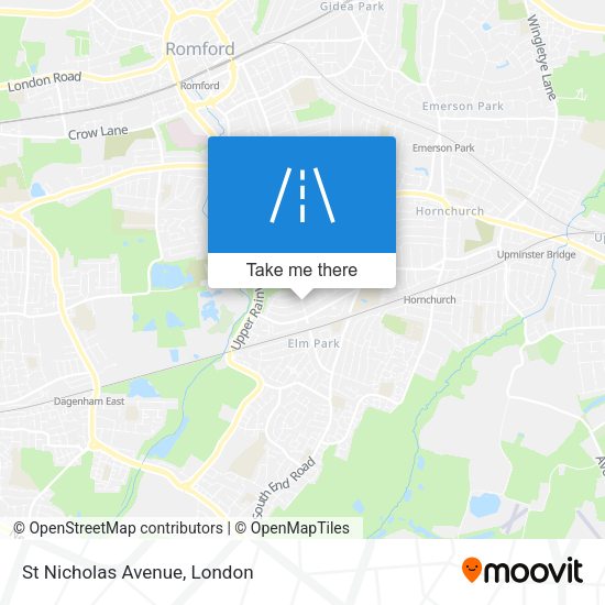 St Nicholas Avenue map