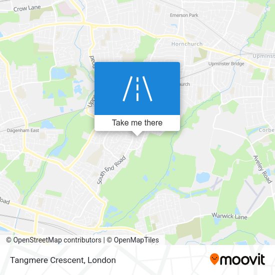 Tangmere Crescent map