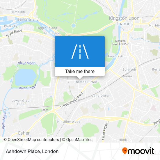 Ashdown Place map