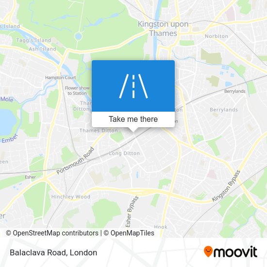 Balaclava Road map
