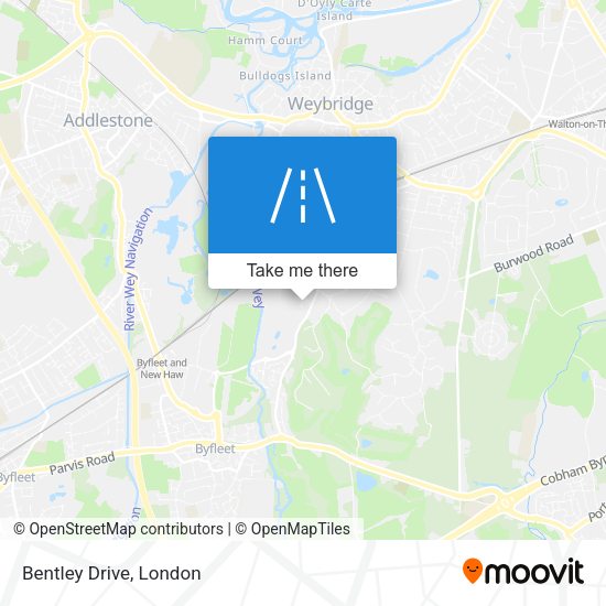 Bentley Drive map